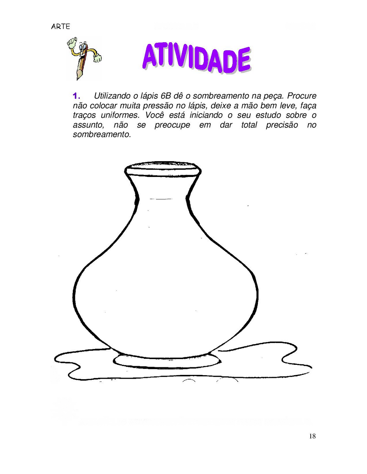 Prova Artes 8 Ano - BRAINSTACK