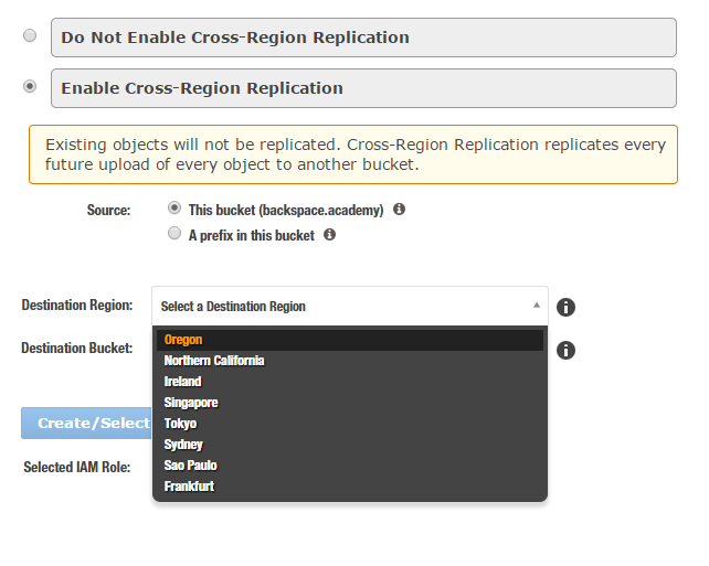 CrossRegion Replication for Amazon S3 BackSpace Academy Blog