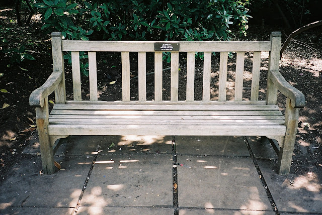 London bench Battersea Park