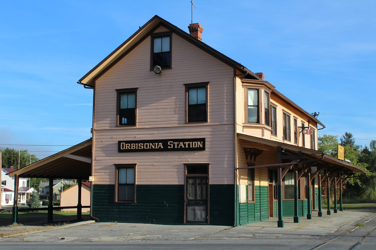 The Blacklog Valley Meets the East Broad Top Narrow Gauge Scratch Building Orbisonia Station