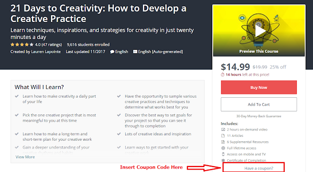 21 Days to Creativity: How to Develop a Creative Practice - Iftikhar University 21 Days to Creativity: How to Develop a Creative Practice - Iftikhar University