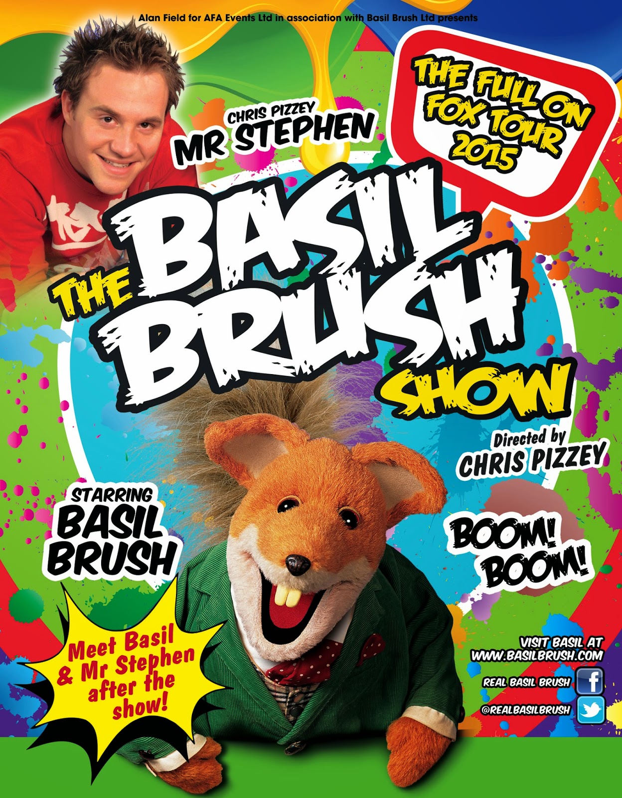 Mummy Of 3 Diaries Basil Brush is Back with a Boom! Tour Dates Announced