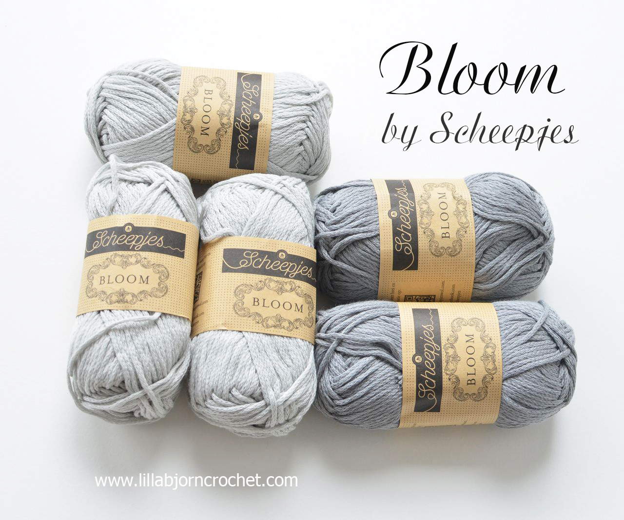 Grey in Bloom: yarn review  LillaBjörn's Crochet World