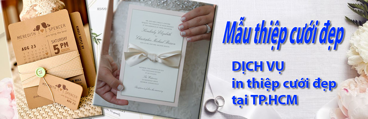 Mẫu thông tin in trên Thiệp Cưới chuẩn xác nhất  Dianthus Wedding