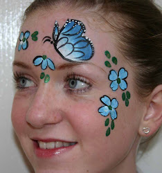 butterfly face painting paint designs easy flower flowers paintings faces butterflies pretty painted wood cheek facepaint painter professional really discover