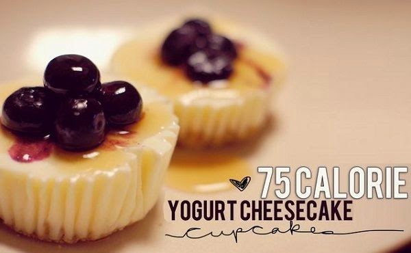 Low calorie Yogurt Cheesecake Minis