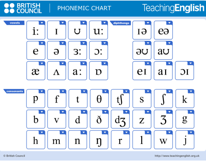 Stuff for English lessons - CEPA Pedro Gumiel: The phonemic ...