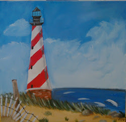 lighthouse painting beach scene paintings lighthouses drawing diy paint watercolor canvas amazing scenes easy painted murals pinturas sunset rock pintura