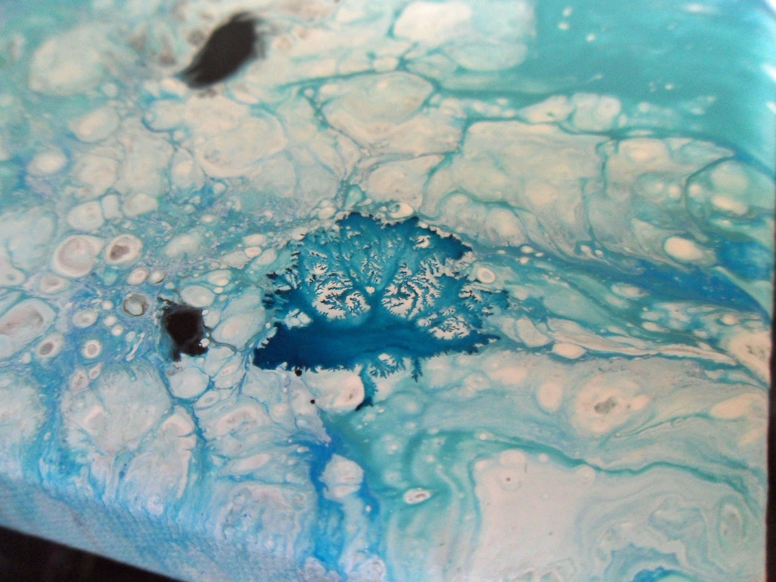 Acrylic Dirty Pour and my eBrush