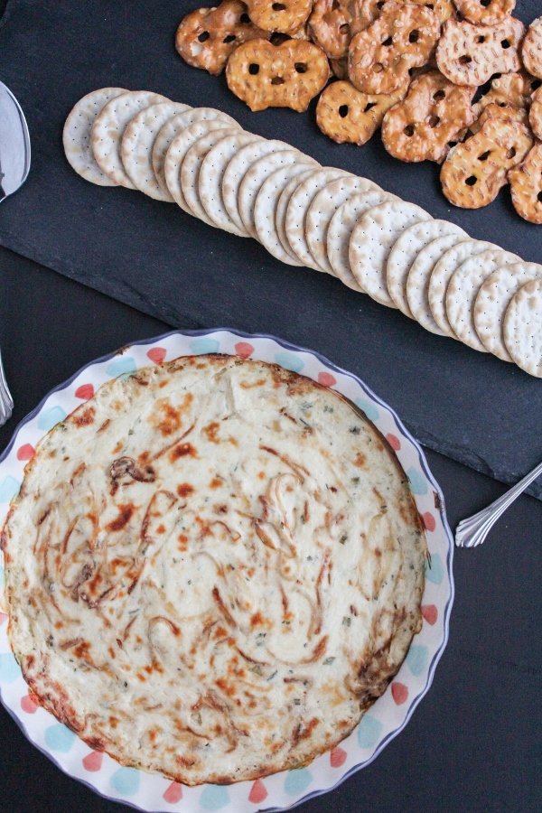 Hot Onion Cheese Dip