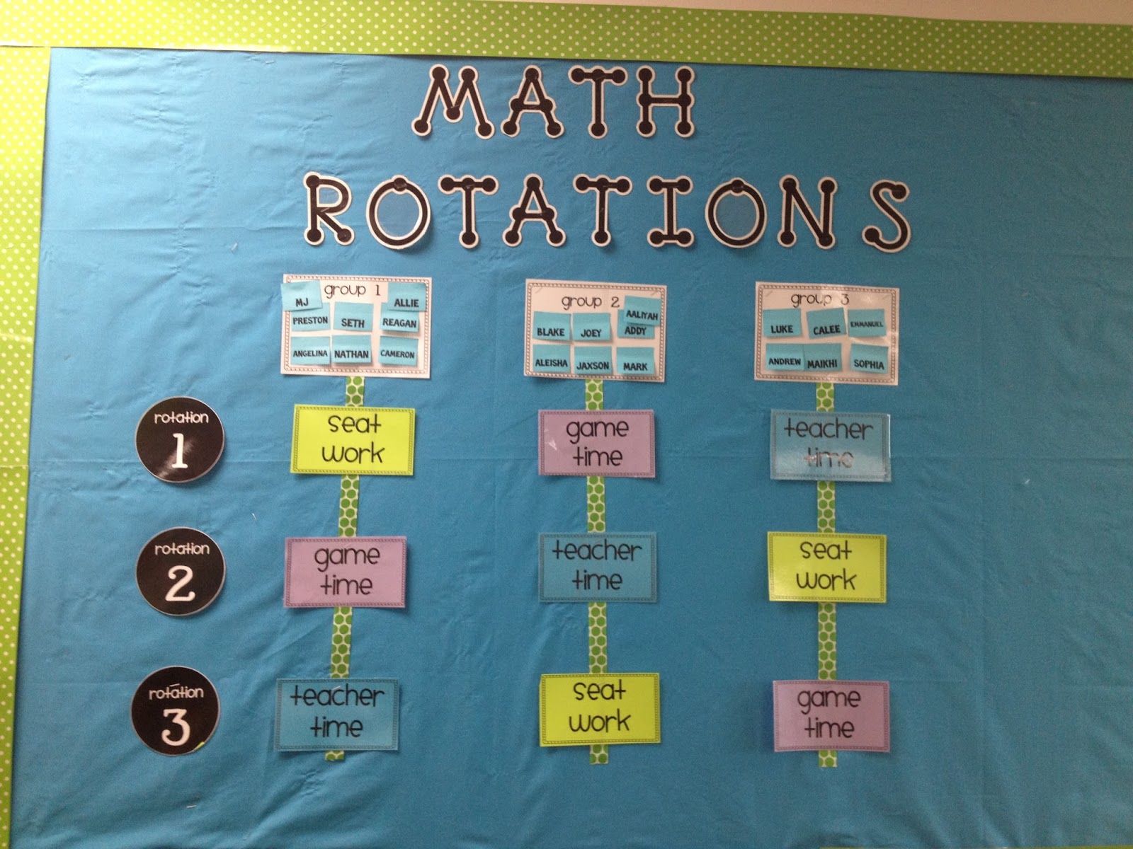Keep Calm and Teach On: {Math Rotations}