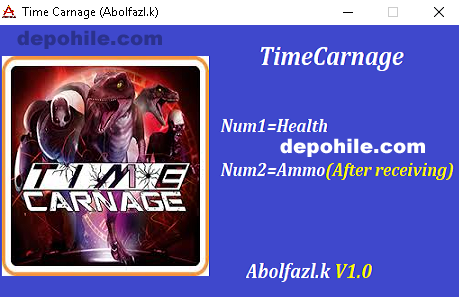 Time Carnage (PC) Sınırsız Can,Mermi +2 Trainer Hilesi 2018