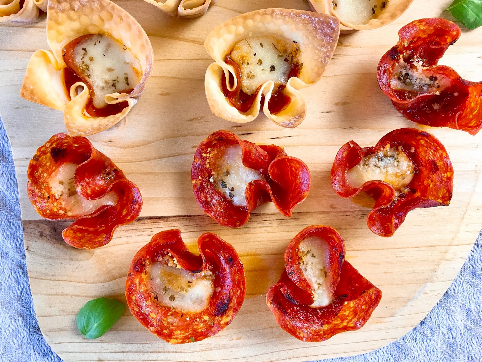 Pepperoni Pizza Cups (with a glutenfree option)