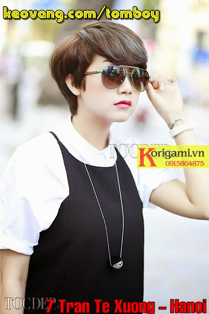KIỂU TÓC NGẮN TOMBOY ĐẸP DÀNH CHO GƯƠNG MẶT TRÒN MŨM MĨM