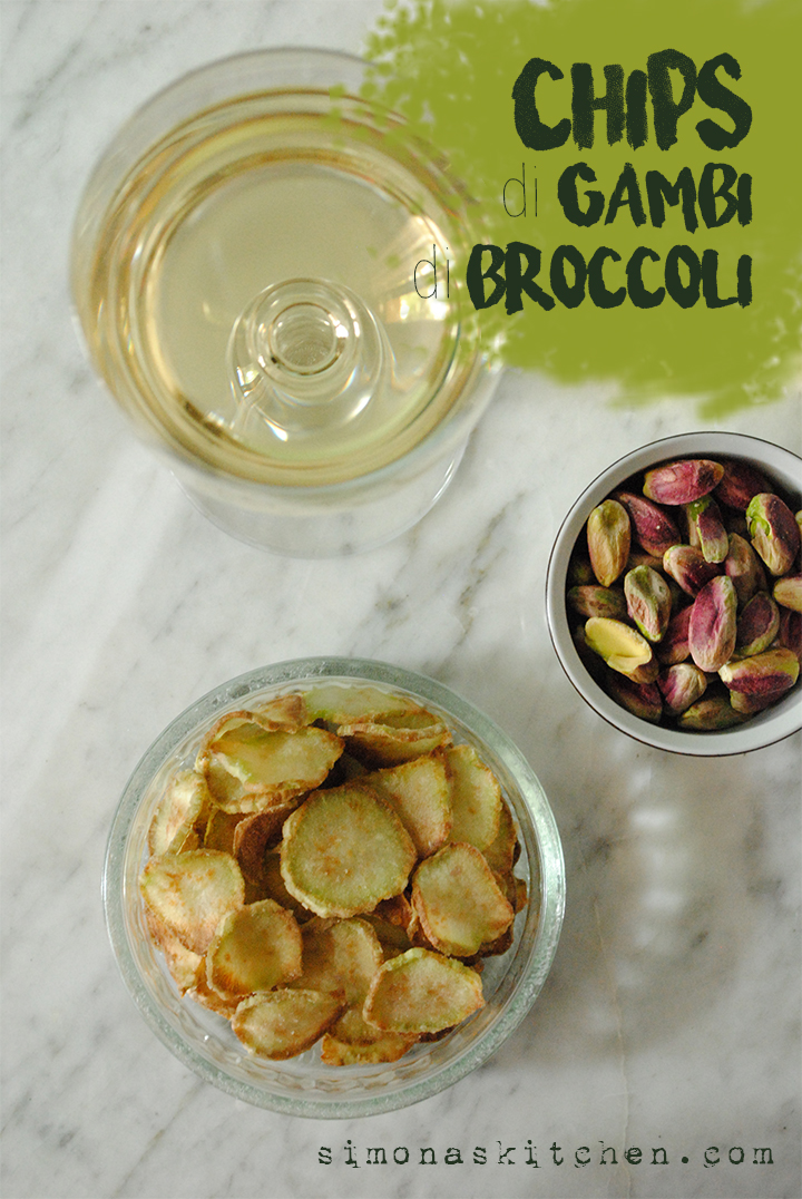 Chips di Gambi di Broccoli Broccoli Stems Chips