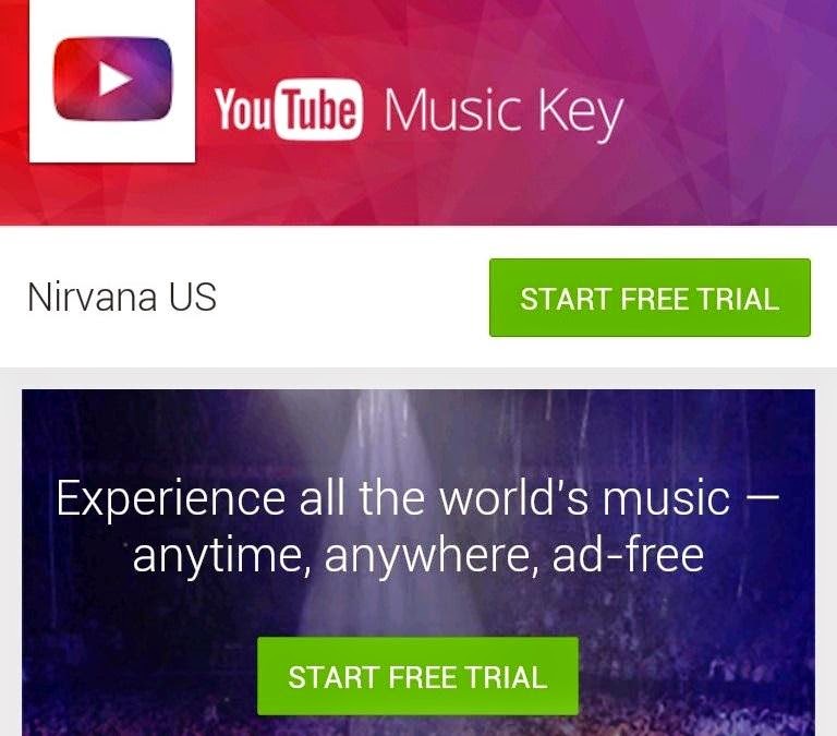 YouTube Music Key launch screen image