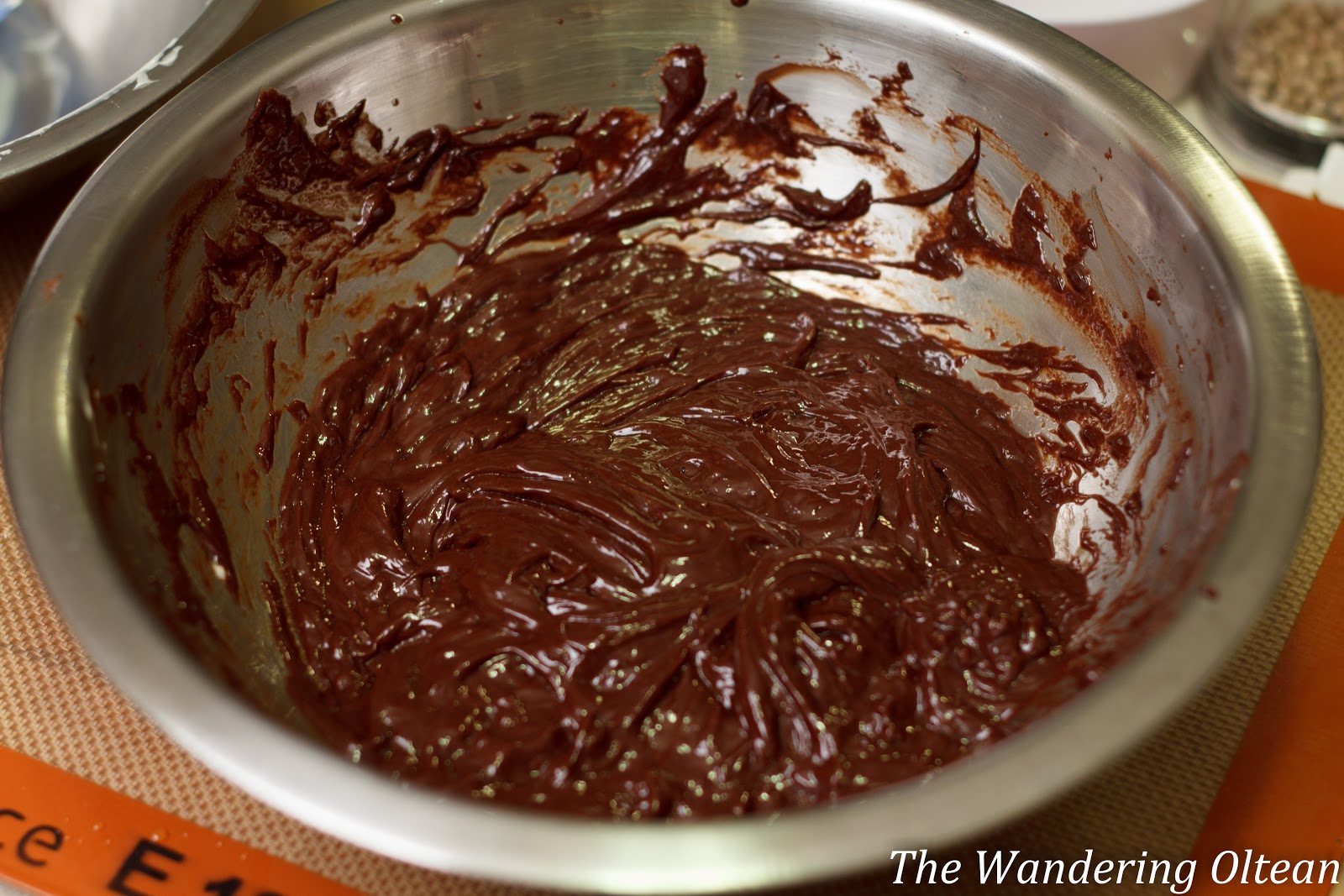 Chocolate Fondant with Coffee Cream and Chocolate Dentelles The