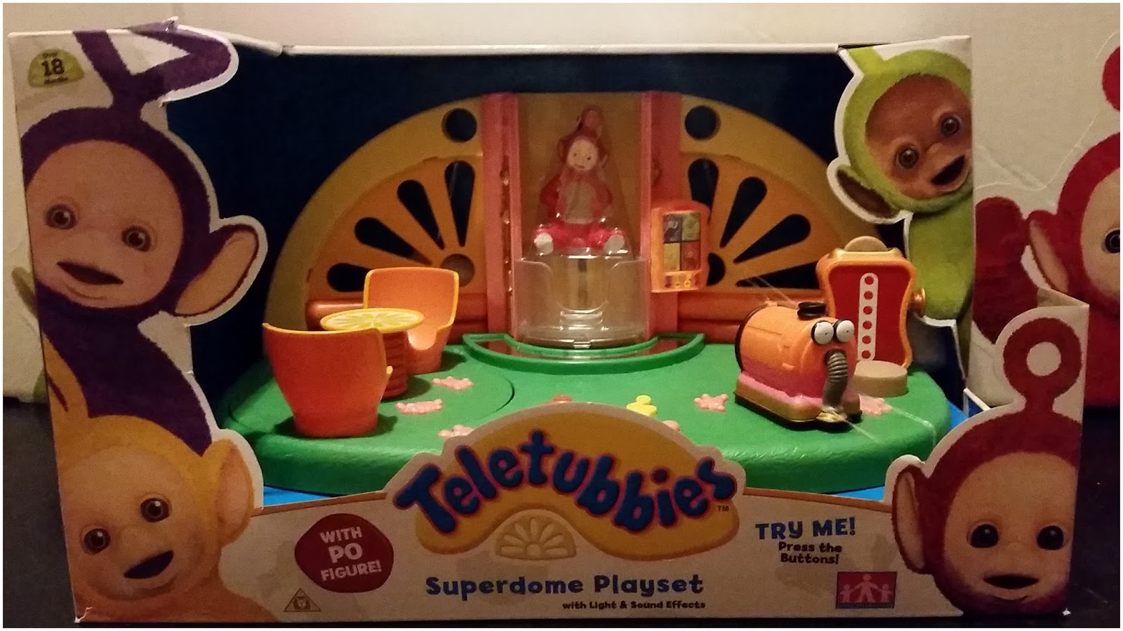 TELETUBBIES SUPERDOME PLAYSET WITH LIGHT & SOUND EFFECTS NEW