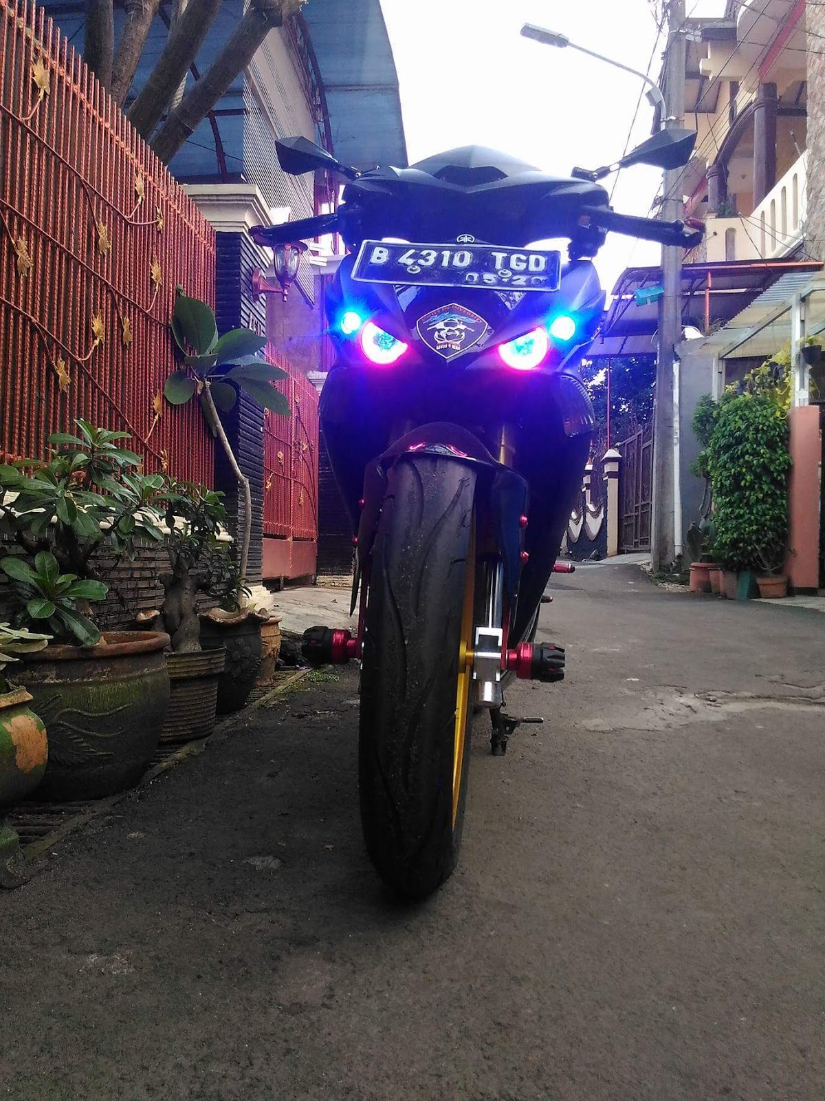 Modifikasi MX King Custom Headlamp Ala Matic Otofery