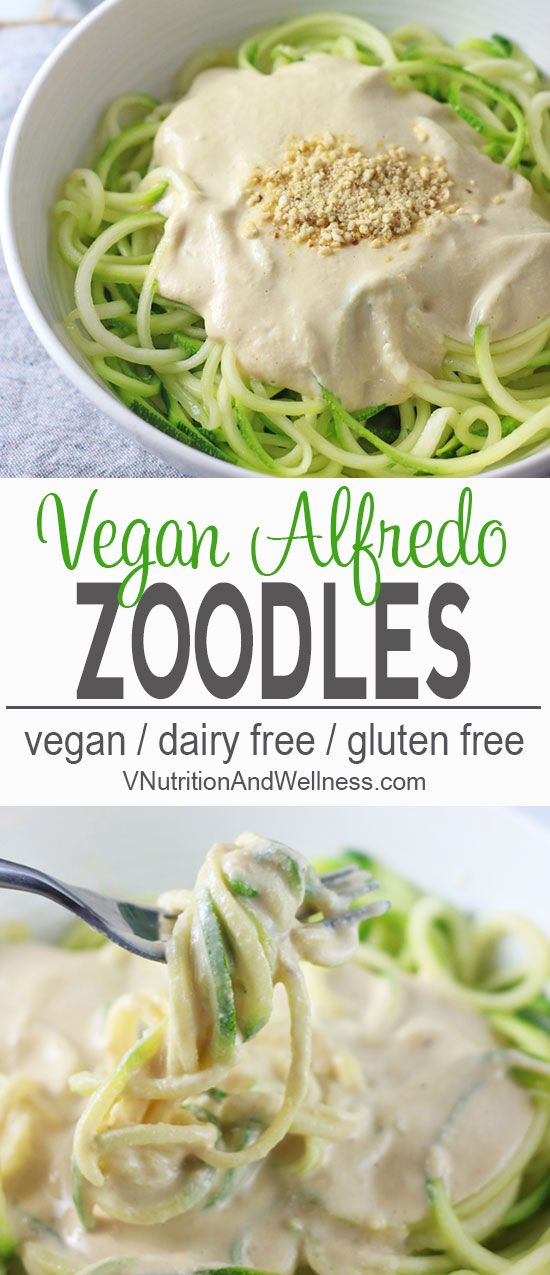 This Vegan Zucchini Pasta Alfredo is perfect for summer. The zucchini noodles are lighter than pasta but still tasty when you're craving something creamy but don't want the too many carbs. This Vegan Zucchini Pasta Alfredo is perfect for summer. The zucchini noodles are lighter than pasta but still tasty when you're craving something creamy but don't want the too many carbs.