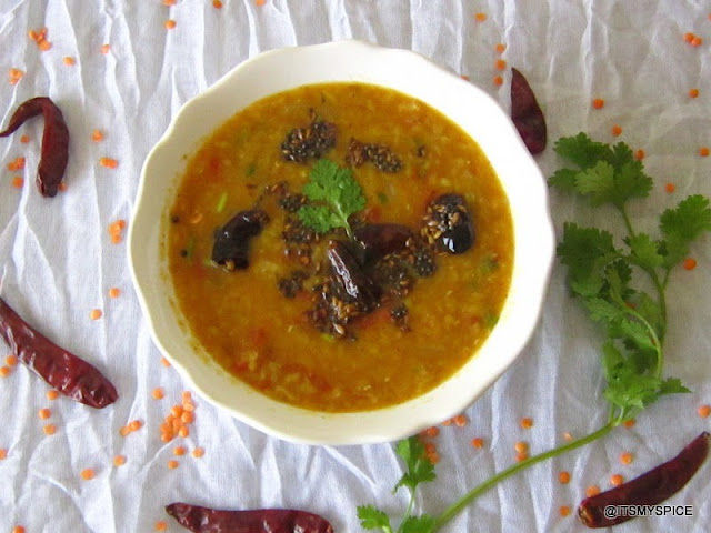 simple and easy protein rich curry made from red lentils