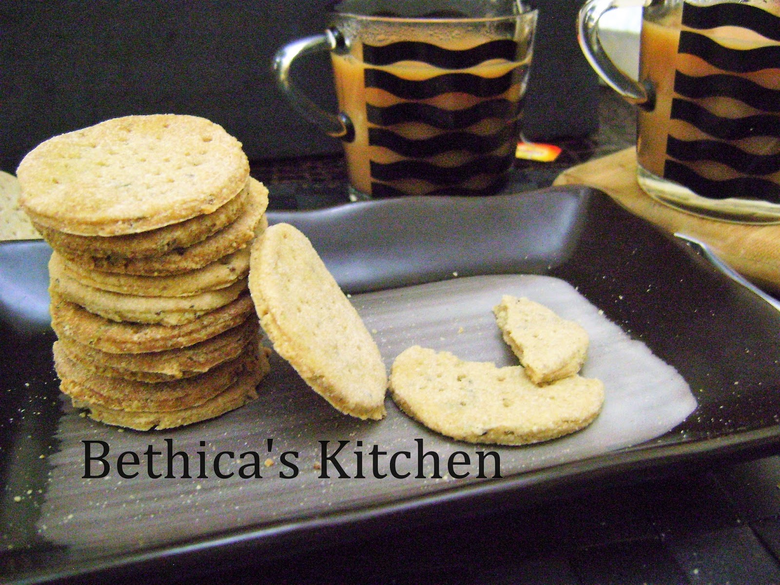 Bethica's Kitchen Flavours: Baked Mathri (Savoury Crackers)