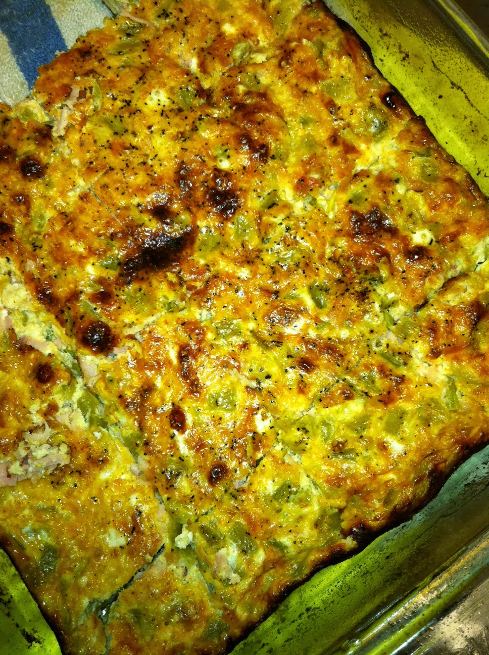 The Ranch Kitchen: Green Chili Sausage and Egg Casserole