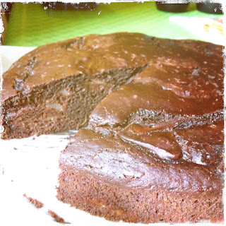 torta al doppio cioccolato e pere vegana