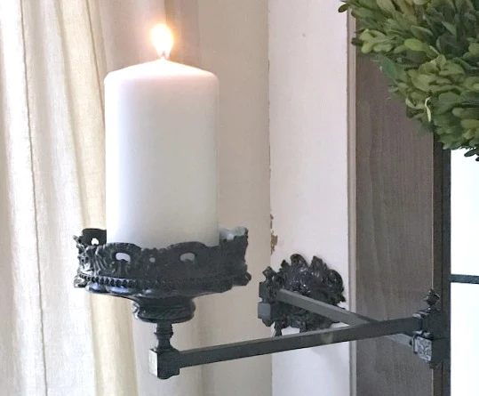 Repurposed candle holder