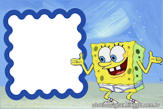 Moldura Bob Esponja PNG - Imagem Legal