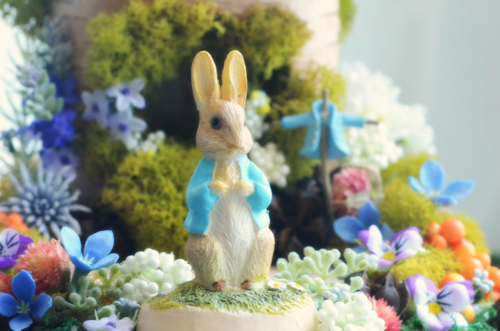 Nozomi Crafts Mini Peter Rabbit fairy garden