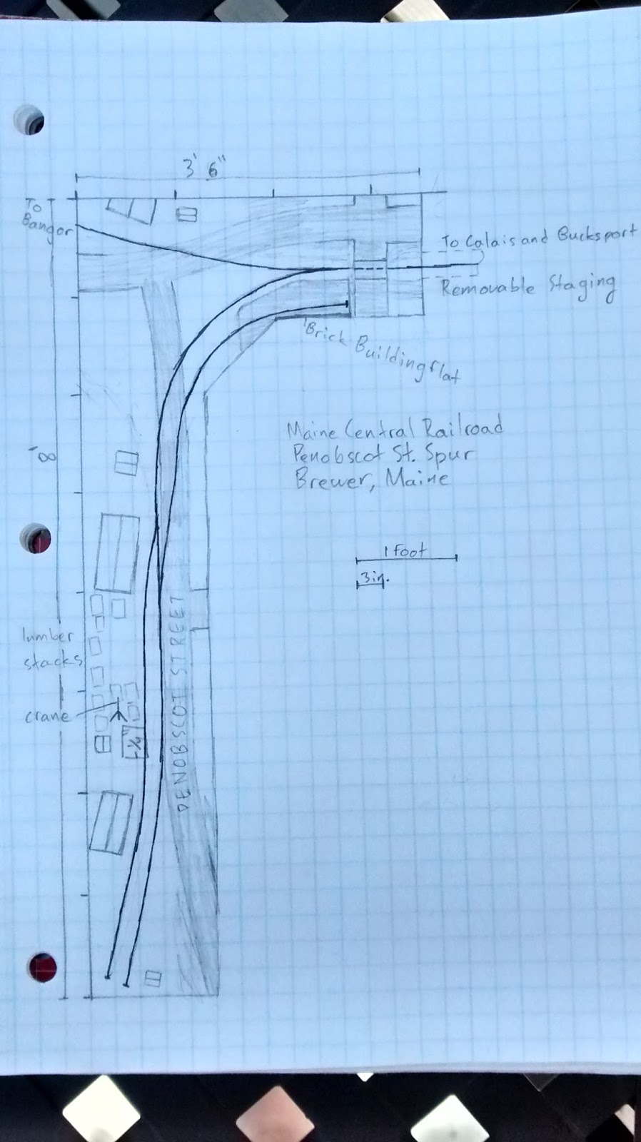 Penobscot St. Spur Trackplan