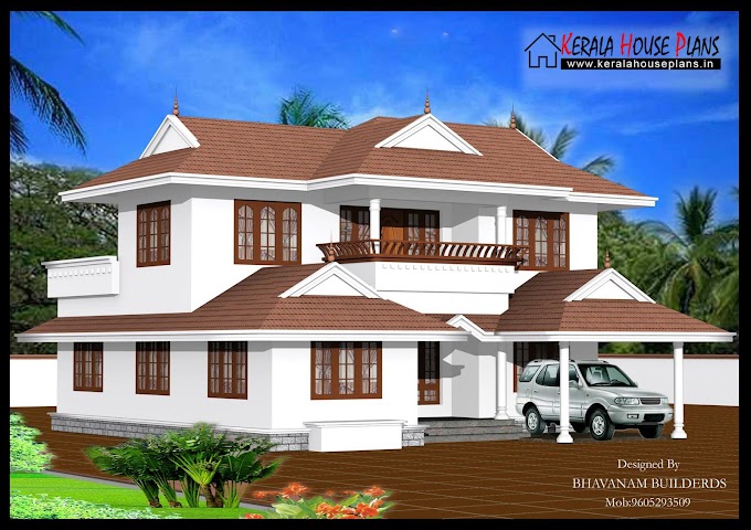 2000 sqft Traditional Kerala House Design