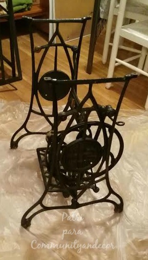 Reciclar maquina de coser ALFA en aparador