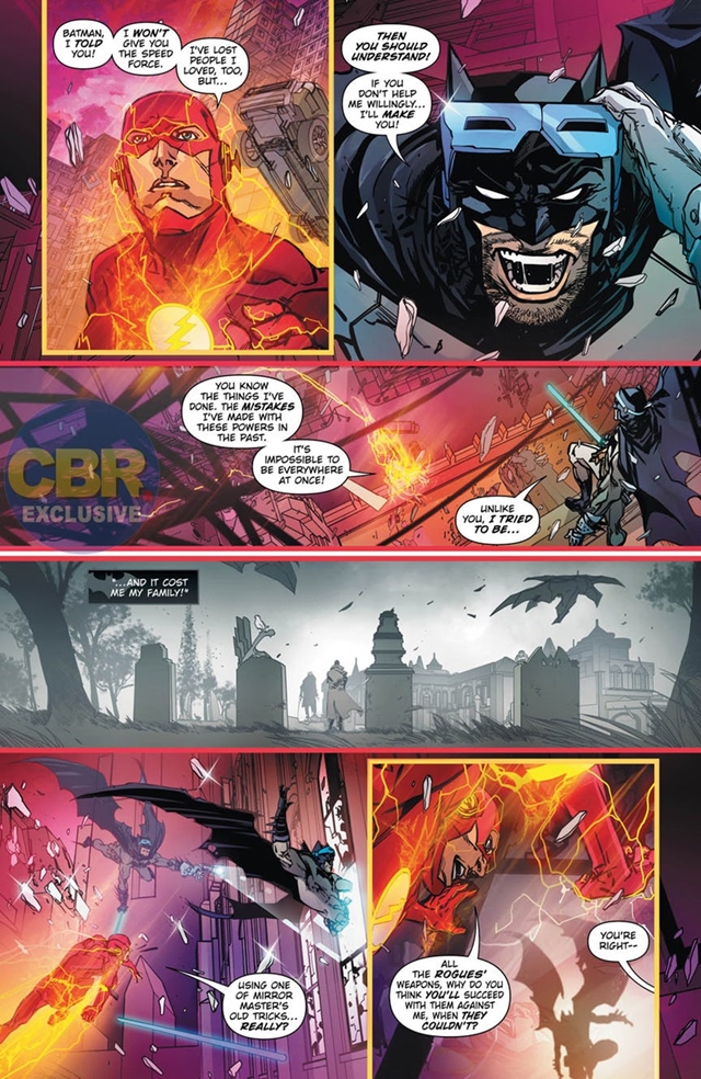 Comicrítico: BATMAN: LA MUERTE ROJA - ¿Cómo adquirió Batman la fuerza de la  velocidad de Flash?