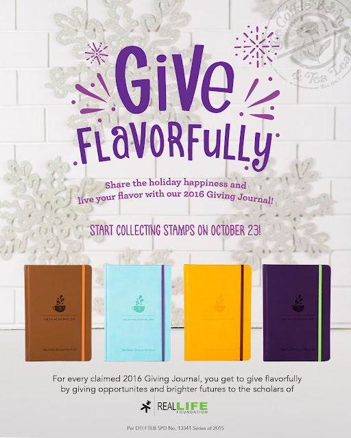 Start Collecting Stamps for the Coffee Bean & Tea Leaf 2016 Giving Journal This October 23