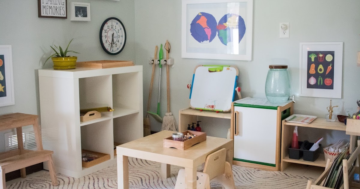 Montessori Home -- Our Art Area