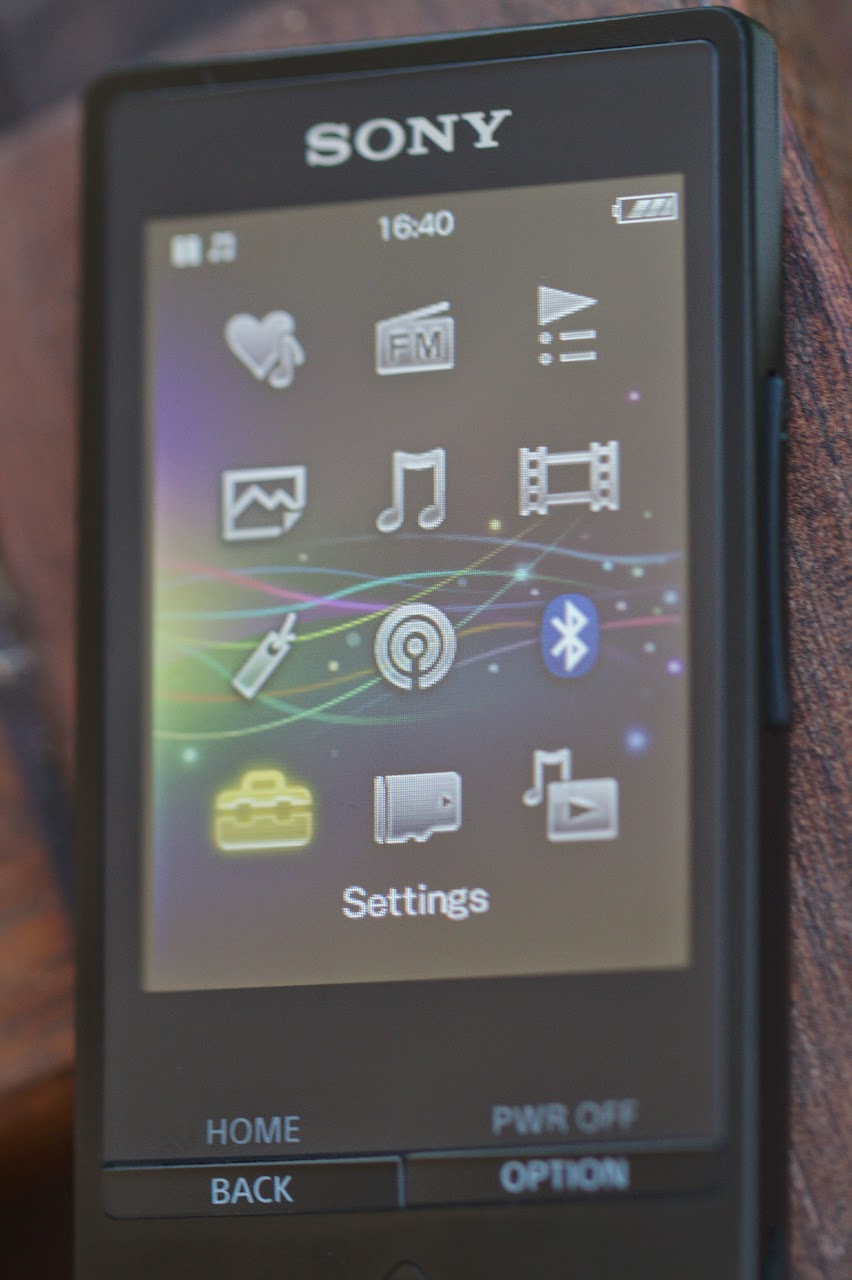 just be yourself Sony digital media player Sony NWZ A17