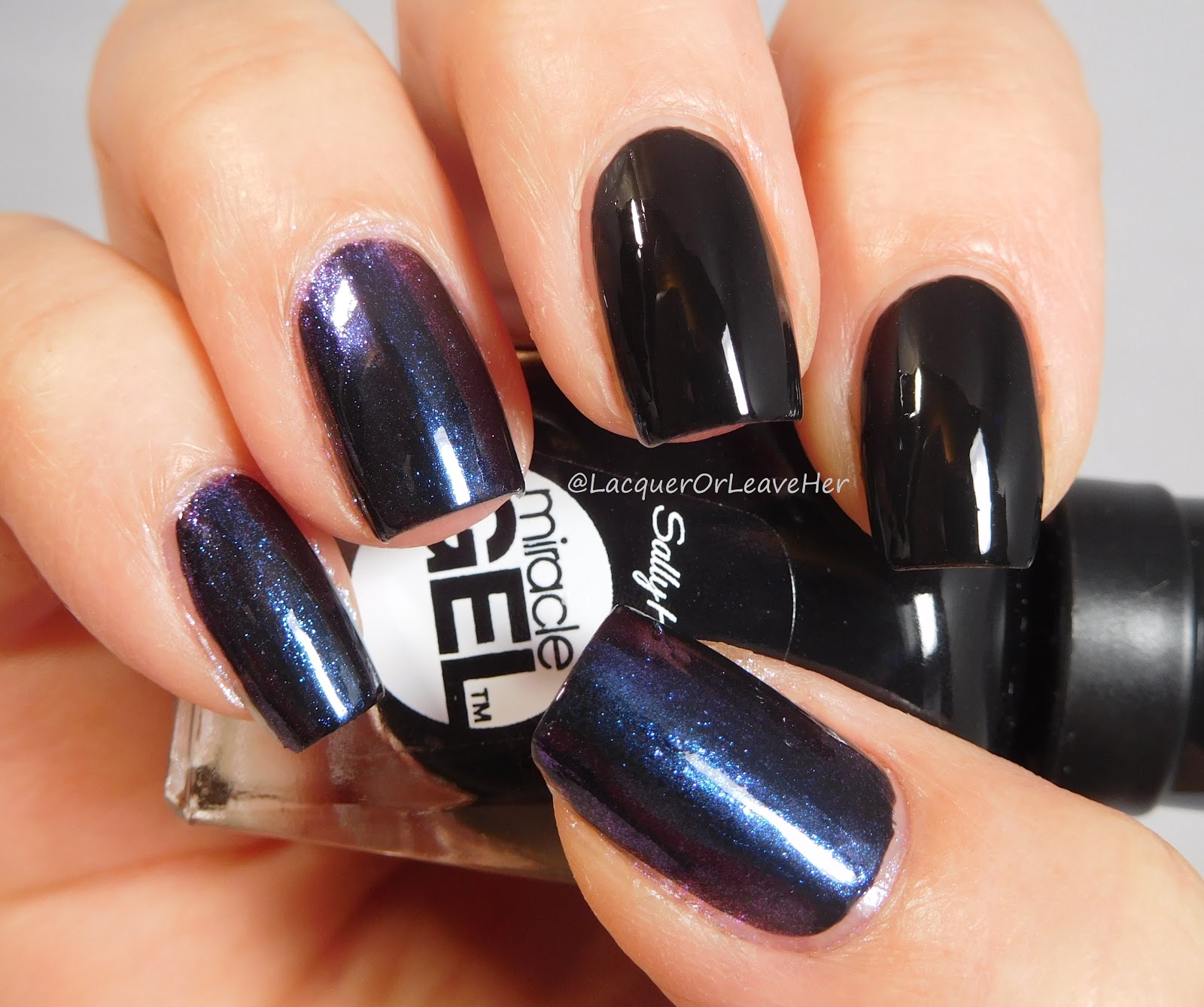 Lacquer or Leave Her! Review Sally Hansen Salon Chrome kit