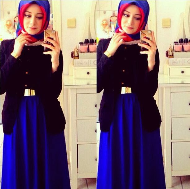 Hijab moderne - Robes chics avec hijab pour femmes voilées 