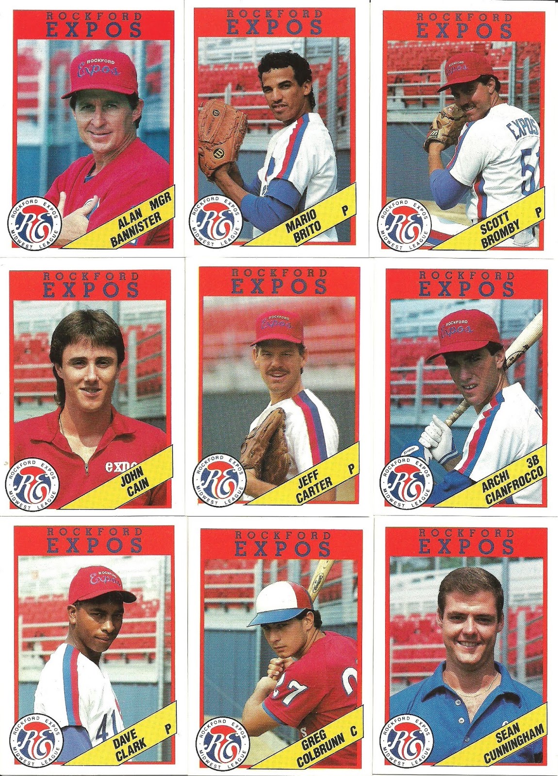 Not Another Baseball Card Blog Rockford Expos