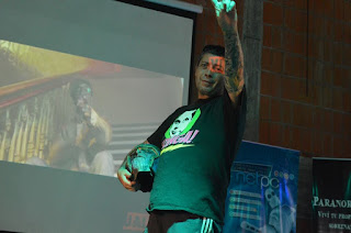 Comic Convention Uruguay.    Leo Aguilera Thanos 