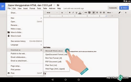 Cara Convert PDF ke Word Di Android