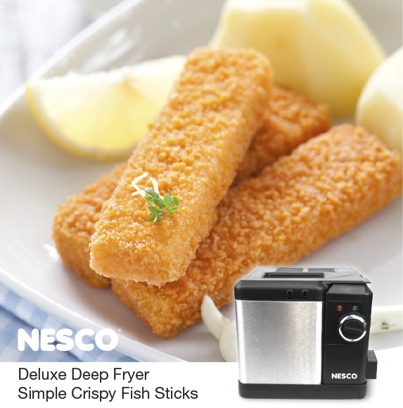 Nesco Blog Deluxe Deep Fryer Simple Crispy Fish Sticks