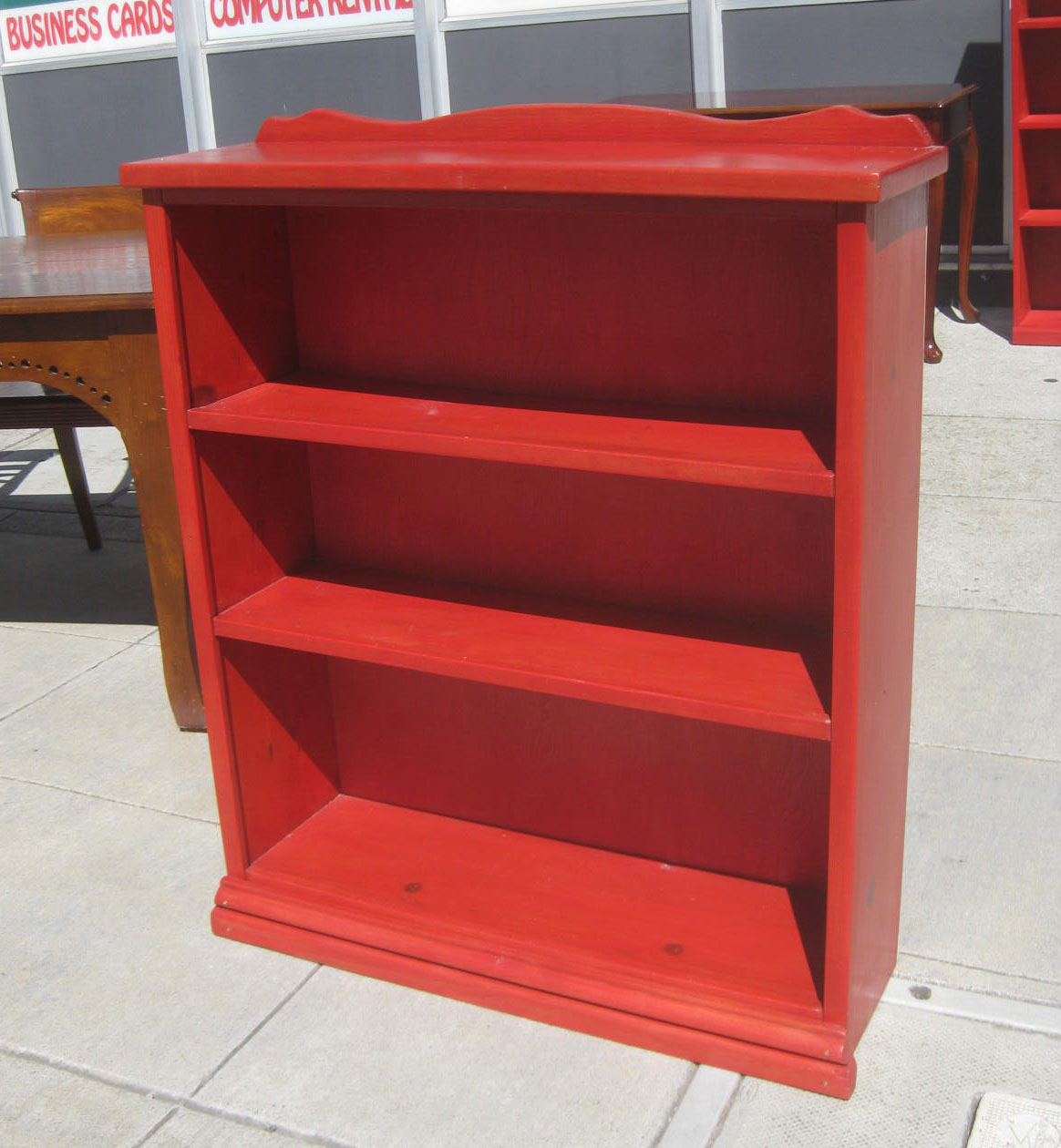UHURU FURNITURE & COLLECTIBLES SOLD Red Shelf 40
