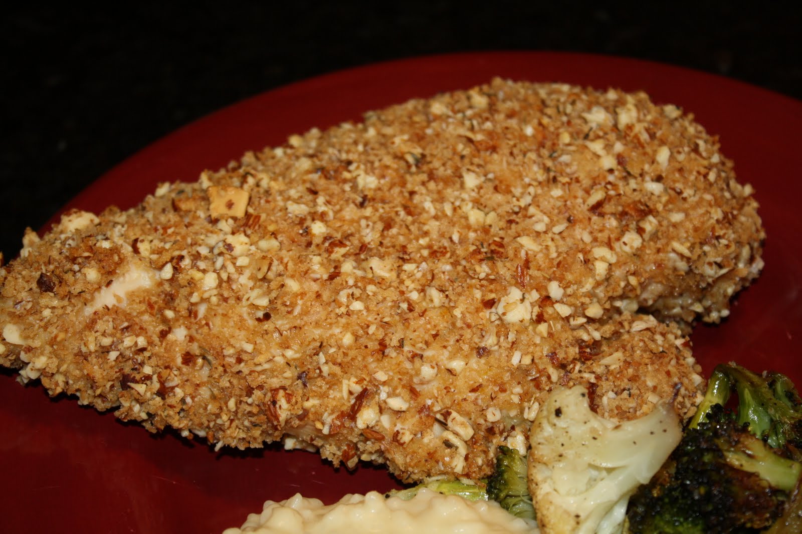 Seasoned with Love Almond Crusted Chicken