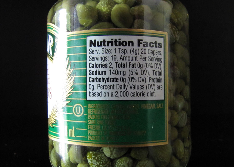 Smells Like Food in Here Star Imported Nonpariel Capers