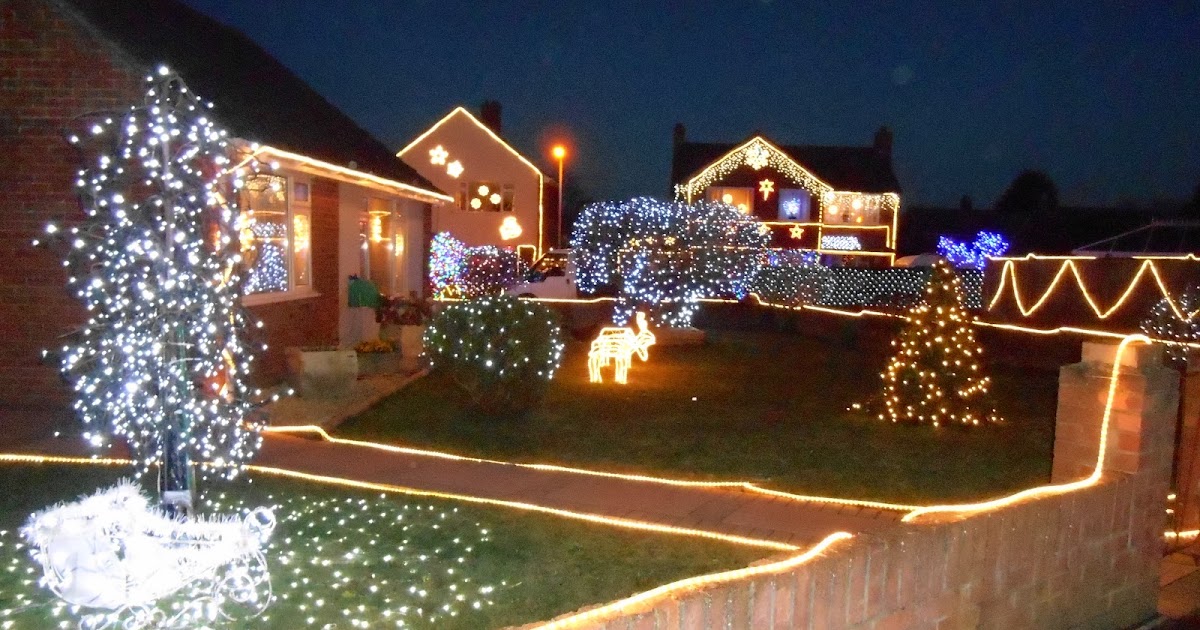 Off the Beaten Track in Somerset Christmas Lights, Trinity Close, BurnhamonSea
