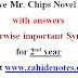 Goodbye Mr. Chips Novel MCQs for 2nd year