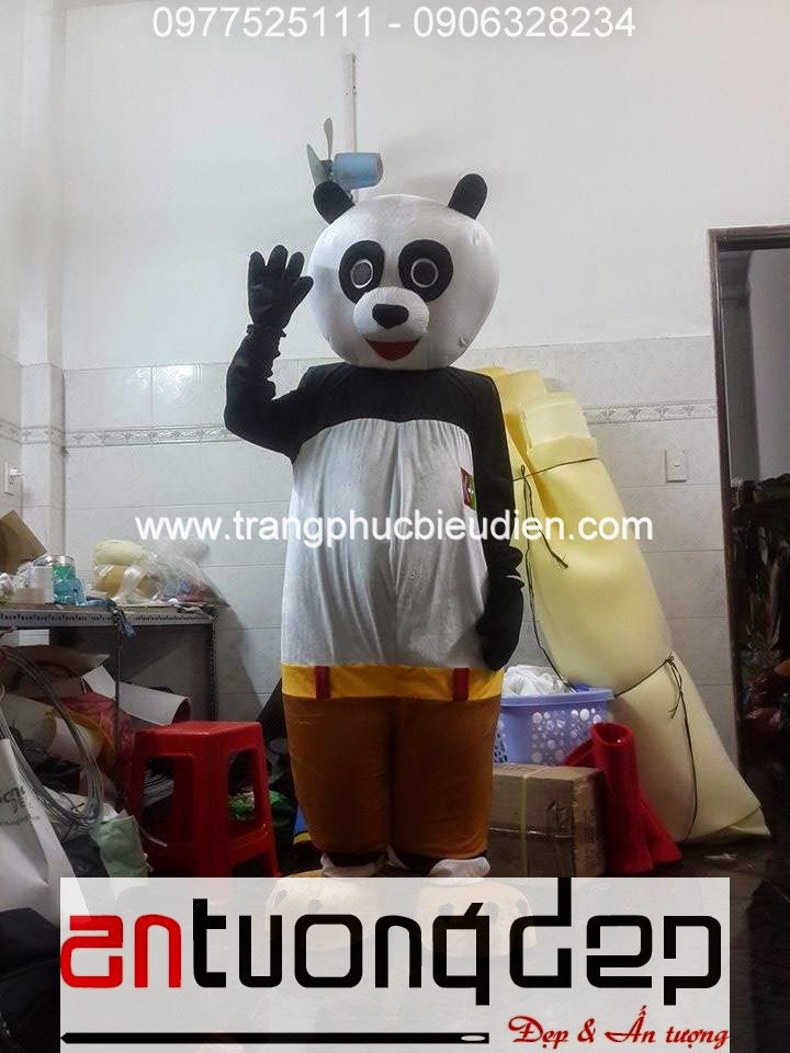 mascot gấu panda 